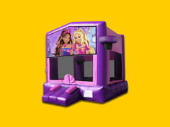 Barbie Bounce House Pink Modular Barbie Bounce House Pink Modular