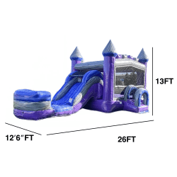 default name 1750289631 Purple Dream Castle Combo with Waterslide