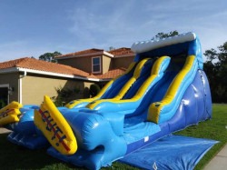 double lane wipeout2 1746754935 Wipe Out Water Slide