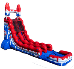 Red White & Cool 18' Waterslide